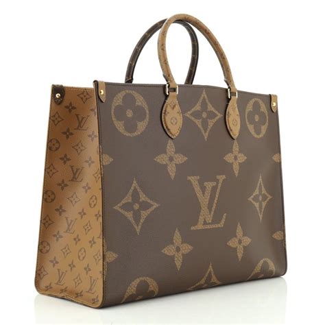 louis vuitton onthego tote bag in giant reverse monogram canvas|Louis Vuitton onthego mm black.